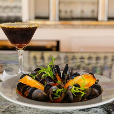 Pei Mussels And Espresso Martini